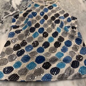 Ann Taylor sequin halter top
